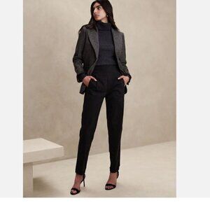 Banana Republic High Rise Equestrian Style Riding Pants Black Size 0 NWT RT$130